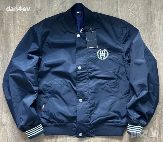 Двулицево яке бомбър Tommy Hilfiger, снимка 5 - Якета - 55944930