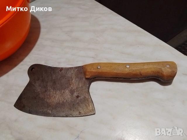 Сатър 293мм острие 102х160мм дебелина 6 см, снимка 3 - Аксесоари за кухня - 53512429