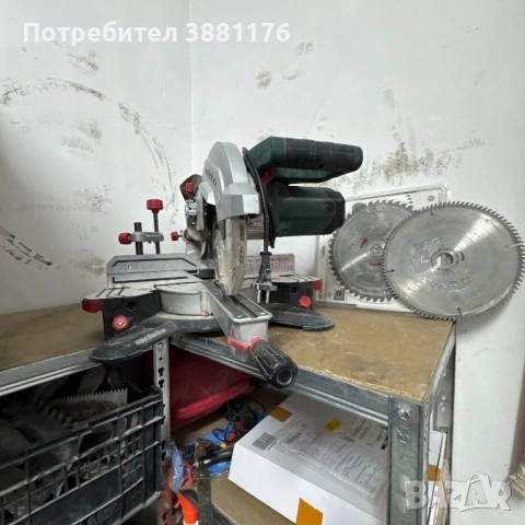 Настолен Циркуляр с изтегляне Metabo ф 254, снимка 6 - Циркуляри - 53813082