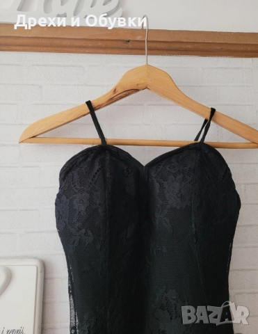 Черна официална рокля с дантела TAILY WEIJ , снимка 7 - Рокли - 52710119