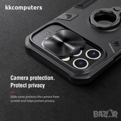 iPhone 12 Pro Max Удароустойчив NILLKIN CamShield Калъф и Протектор, снимка 8 - Калъфи, кейсове - 51121827