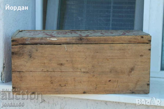 Примитивен дървен сандък , снимка 6 - Колекции - 38784170