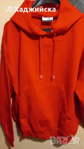 Дамски суичер - цвят червен