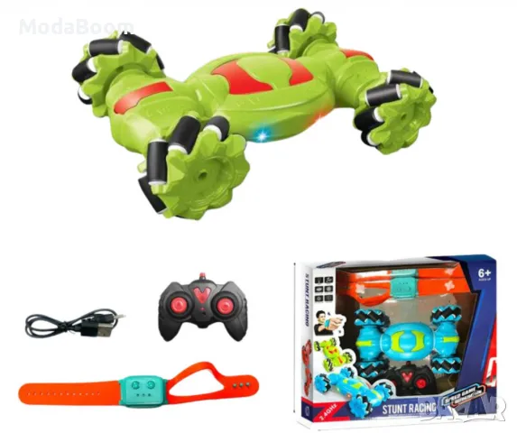 Екшън каскадна кола с дистанционно управление, снимка 6 - Коли, камиони, мотори, писти - 48425676