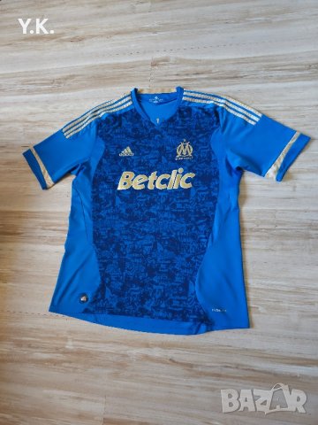 Оригинална мъжка тениска Adidas Climacool x F.C. Olympique Marseille, снимка 2 - Тениски - 42230810