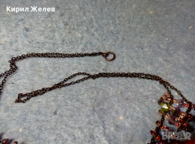 Стара МЪНИСТЕНА РЕТРО ОГЪРЛИЦА ФИНА РЪЧНА ЕТНО АРТ ИЗРАБОТКА 47451, снимка 7 - Антикварни и старинни предмети - 47336487