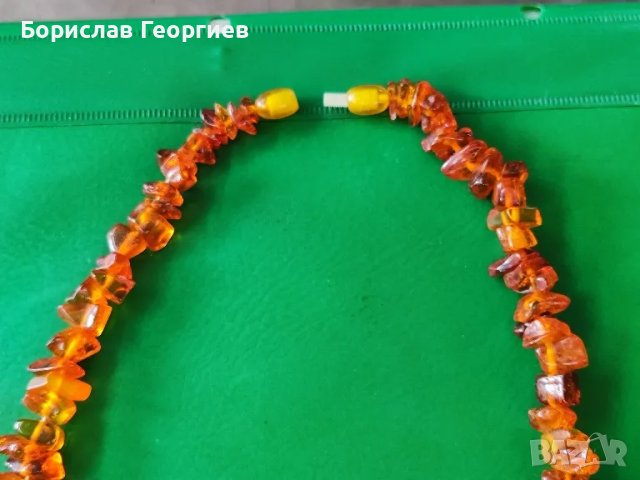 Кехлибар гердан, снимка 2 - Антикварни и старинни предмети - 49112733