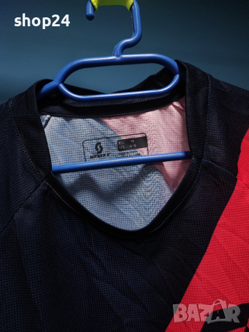 SCOTT Тениска с цип/Дамско М, снимка 3 - Тениски - 36347815