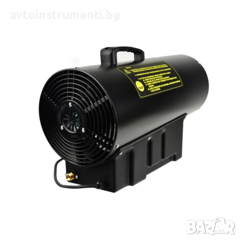 Газов нагревател/ калорифер 40kW с термостат и регулатор 21408G, снимка 3 - Отоплителни печки - 51998895