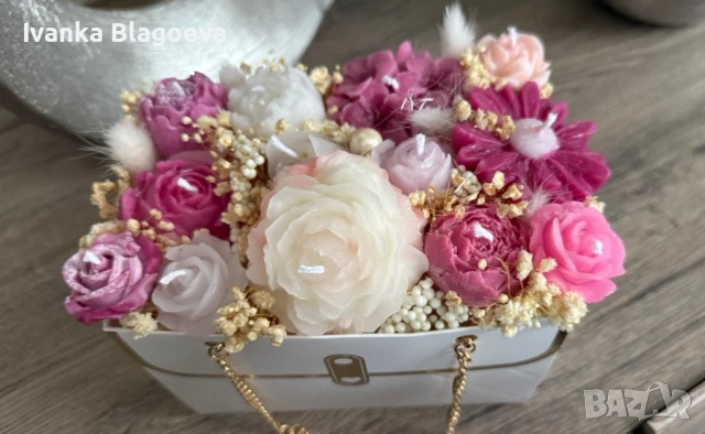 Вечен букет от ароматни свещи, снимка 12 - Декорация за дома - 49808680