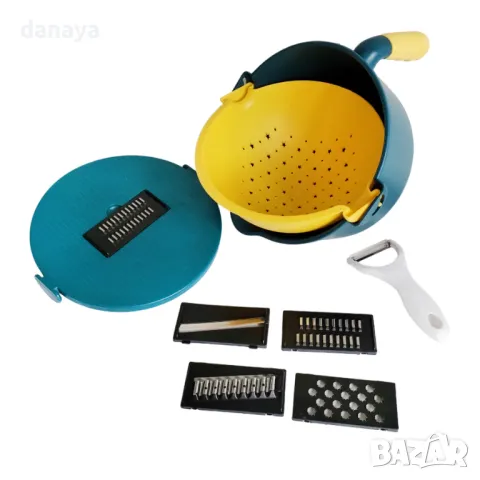 5260 Кухненско ренде с купа и гевгир за отцеждане, снимка 9 - Аксесоари за кухня - 47405382