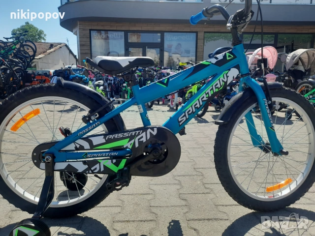 PASSATI Велосипед 20" SPARTAN син, снимка 12 - Велосипеди - 53559807
