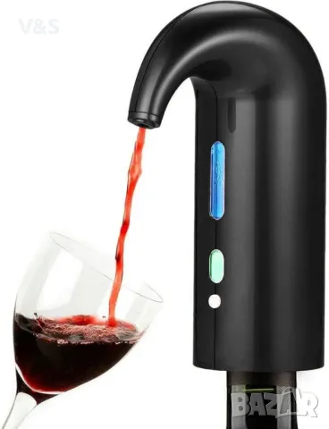 Електрически аератор и дозатор за наливане на вино, преносим декантер за вино с едно докосване  , снимка 3 - Други стоки за дома - 47808606