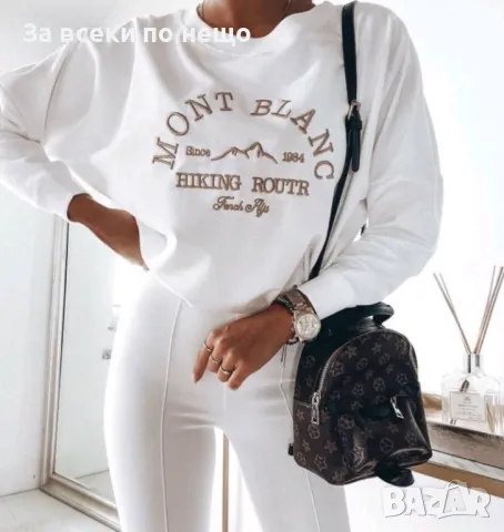 Дамска блуза - 2 налични цвята Код A203, снимка 3 - Блузи с дълъг ръкав и пуловери - 47697970