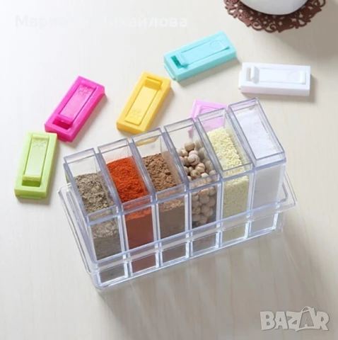 Органайзер за подправки - 6 в 1., снимка 6 - Аксесоари за кухня - 50603344