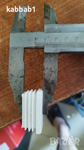 Тапа за правоъгълна тръба 20/40мм бяла  - тапа за правоъгълен кух профил, снимка 5 - Железария - 53659797