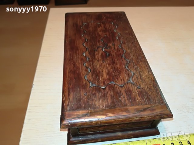 TALLENT-ENGLAND ДЪРВЕНА КУТИЯ С ЛОГО ОТ АНГЛИЯ 0705231127, снимка 12 - Антикварни и старинни предмети - 40616648