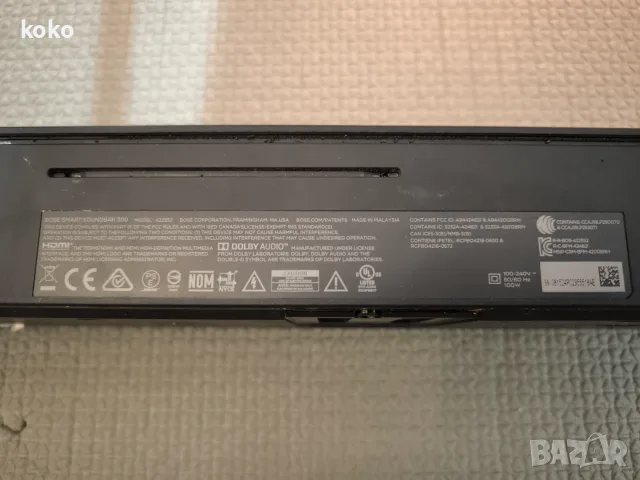 Sounbar Bose 300 музикален бар, снимка 9 - Bluetooth тонколони - 56002588