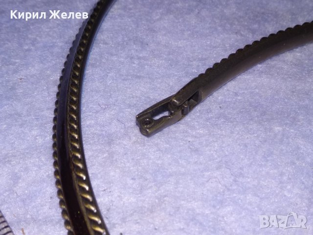 ЕФЕКТНО ШАРМАНТНО БРОНЗОВО ВИНТИДЖ АРТ ДЕКО СТИЛ КЕХЛИБАРЕНО КОЛИЕ 38662, снимка 14 - Колиета, медальони, синджири - 41638690