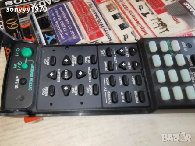 SONY RM-PP404 AUDIO REMOTE-SWISS 1912251535, снимка 7 - Ресийвъри, усилватели, смесителни пултове - 52848413