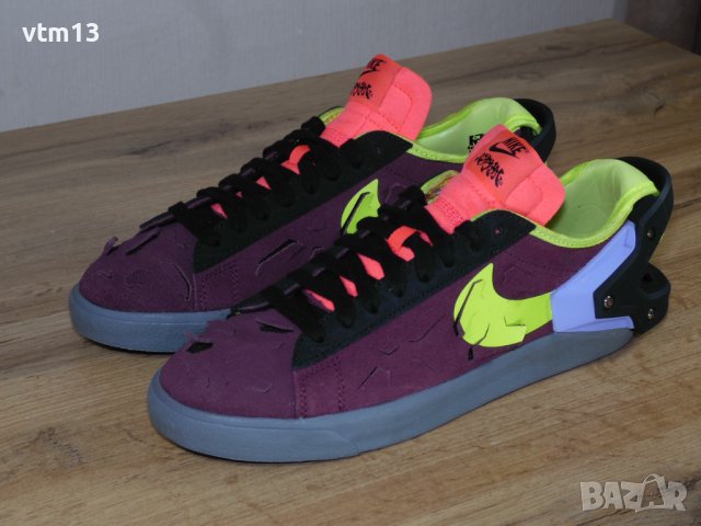 Нови! Nike Blazer Low Acronym Night Maroon - 39 / 40 и 40,5 номер Оригинални!, снимка 2 - Маратонки - 39555705