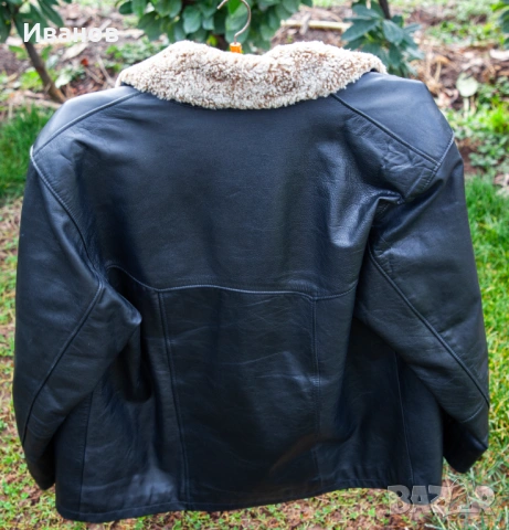 Кожено Българско яке - естествена кожа, снимка 3 - Якета - 53794427