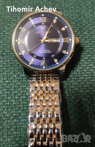 Нов ръчен часовник кварцов ден дата водоустойчив, снимка 11 - Мъжки - 44499373