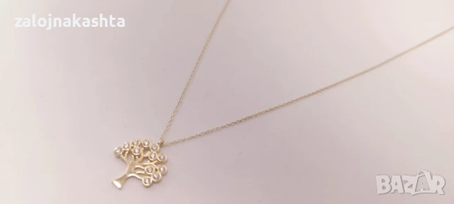 Ново Златно колие-2,11гр/14кр, снимка 4 - Колиета, медальони, синджири - 51325627