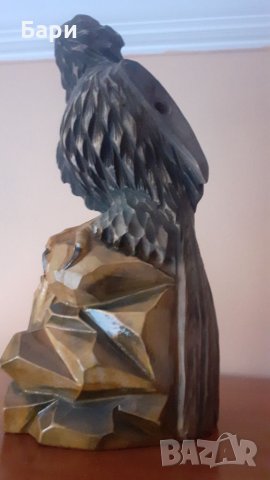 Голям дървен орел - ръчна изработка от Русия/СССР, снимка 15 - Други ценни предмети - 41589620