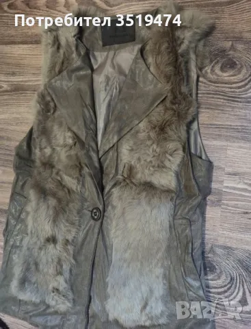 Елек от заешка кожа, елек от естествена кожа , снимка 1