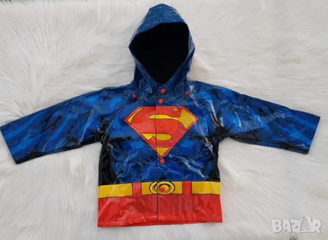 Детско яке за дъжд Супермен - 4 години, снимка 9 - Детски якета и елеци - 49573786