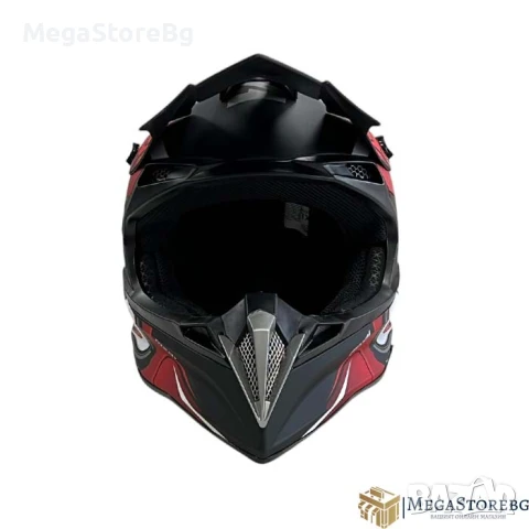 Кросова каска 188 - размер L - Matt Black/Red, снимка 2 - Аксесоари и консумативи - 50527173