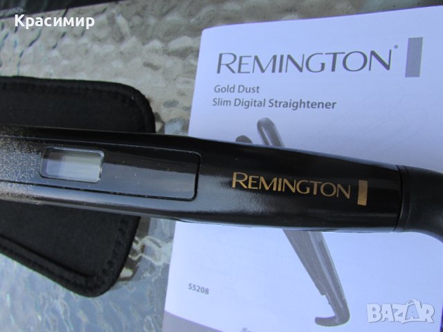 Преса за коса Remington Gold Dust, снимка 5 - Преси за коса - 41314630