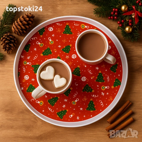 Практична Коледна табла с елхички, снимка 2 - Други стоки за дома - 52425198