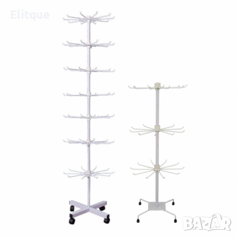 Метален въртящ се стелаж – практично и стилно решение за съхранение, снимка 3 - Други стоки за дома - 52596869