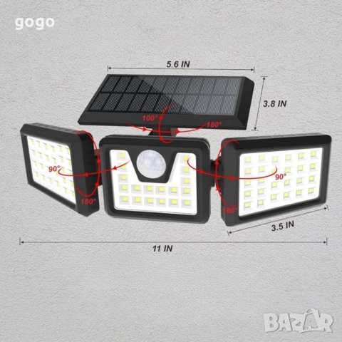 соларна лампа , снимка 4 - Соларни лампи - 53804685
