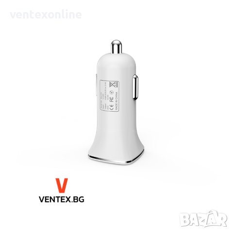 Зарядно за колa с 2 USB порта 5V/2.4A, 12/24V, 2xUSB зарядно запалка, снимка 3 - Аксесоари и консумативи - 41045764