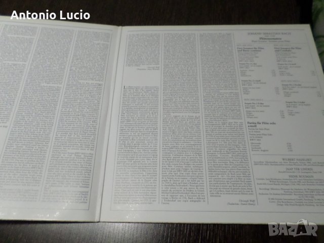 J.S.Bach - Flotensonaten - 2LP', снимка 3 - Грамофонни плочи - 40737684