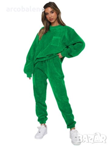 Дамски ежедневен комплект от две части от рипсено кадифе, 7цвята, снимка 8 - Комплекти - 44313760