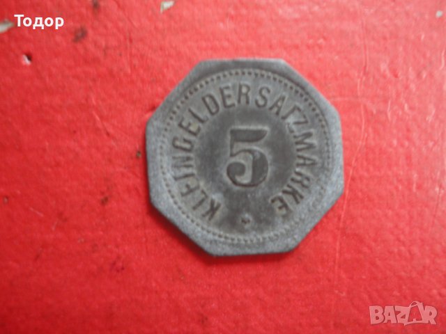 Стара немска монета жетон 1917 , снимка 6 - Нумизматика и бонистика - 41226265