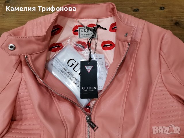 GUESS яке естествена кожа. Оригинал , снимка 10 - Якета - 39304250