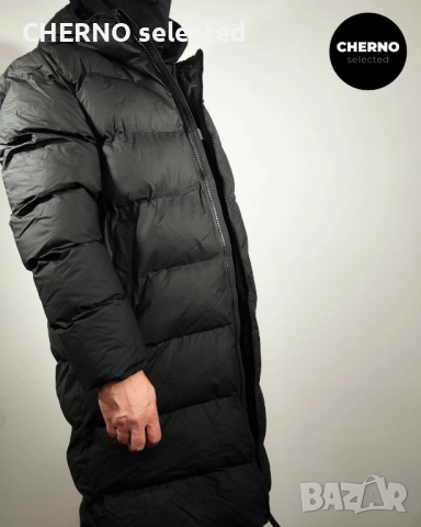 Дълго пухено яке RAINS Alta Long Puffer Jacket – размер L – Ново с етикети, снимка 2 - Якета - 52898748