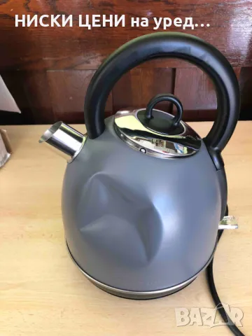 Кана чайник SilverCrest 3.100W 1.8L сив, снимка 2 - Кани - 47702485