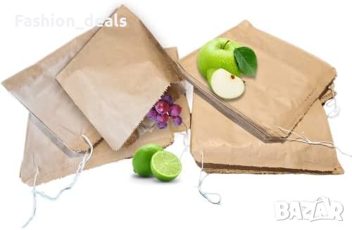 Нови кафяви хартиени торбички за храна/Съхранение Сандивичи, плодове, снимка 8 - Други стоки за дома - 41161791