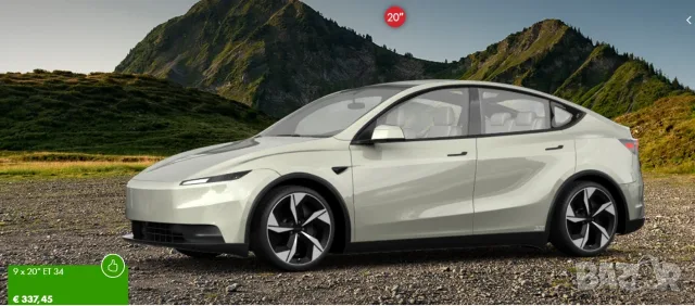 ДЖАНТА/ДЖАНТИ за TESLA MODEL Y / 19" / 20" / 21"