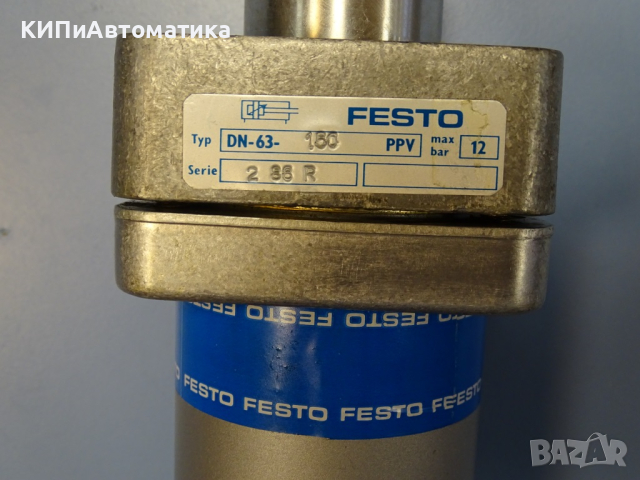 Пневматичен цилиндър Festo DN 63-150 PPV double acting Rod cylinder, снимка 3 - Резервни части за машини - 44615042
