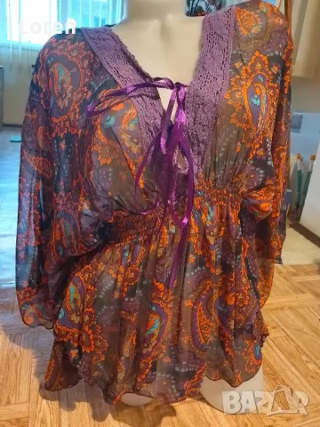 Подарявам!Феерична секси блузка много тънка материя