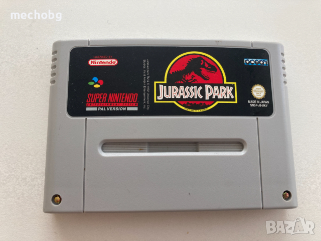 Jurassic Park (SNES) Super Nintendo Entertainment System, снимка 1 - Игри за Nintendo - 36362485