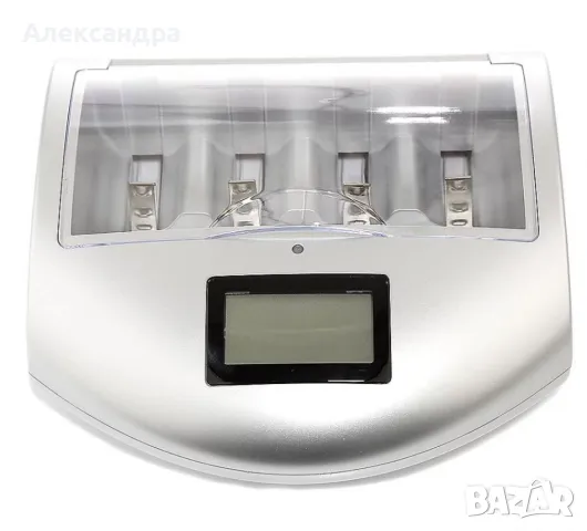 Универсално зарядно устройство за батерии с LCD дисплей и USB порт CHARGE KING