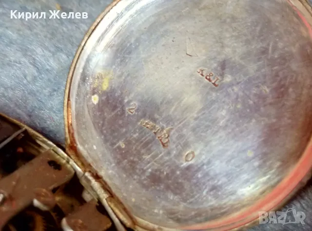 Стар СРЕБЪРЕН ДЖОБЕН ЧАСОВНИК СРЕБРО 800 СТИЛНО ОРНАМЕНТИРАН ФУНКЦИОНИРАЩ 48857, снимка 4 - Антикварни и старинни предмети - 48006366